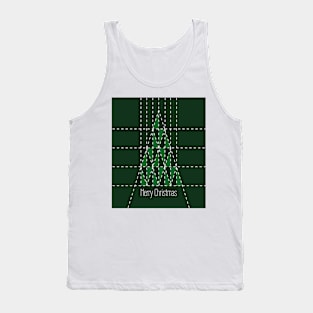 Green Architect Christmas Tree Tank Top